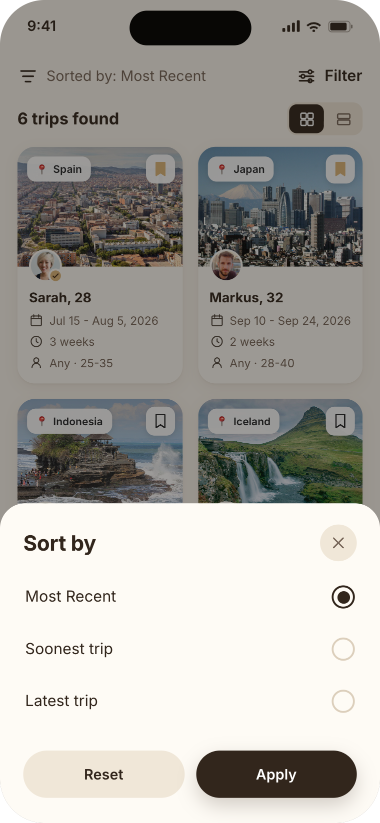 Sort by