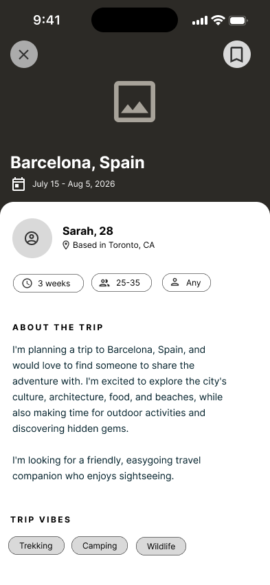 Trip details